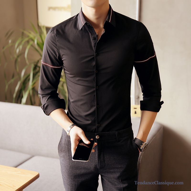 Chemise Col Club Homme, Chemise Demi Manche Homme Soldes