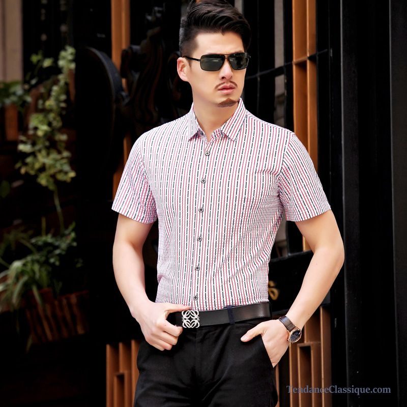 Chemise Courte Manche Homme, Chemise En Jean Homme Pas Cher