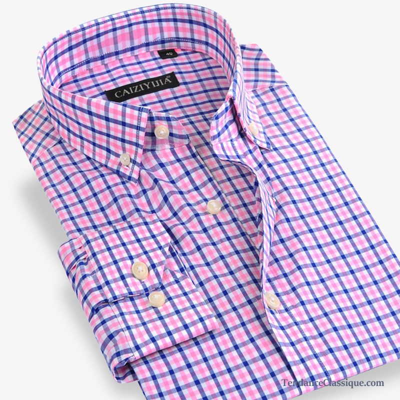 Chemise Cravate Homme, Chemises Hommes Manches Courtes Grandes Marques