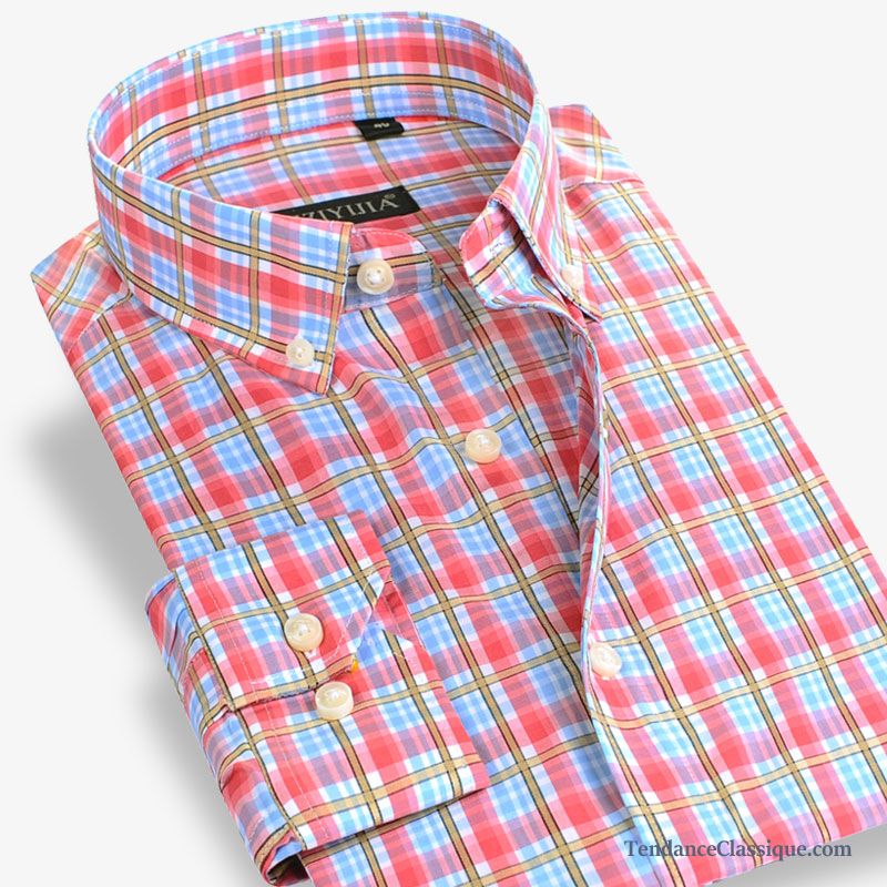 Chemise Cravate Homme, Chemises Hommes Manches Courtes Grandes Marques