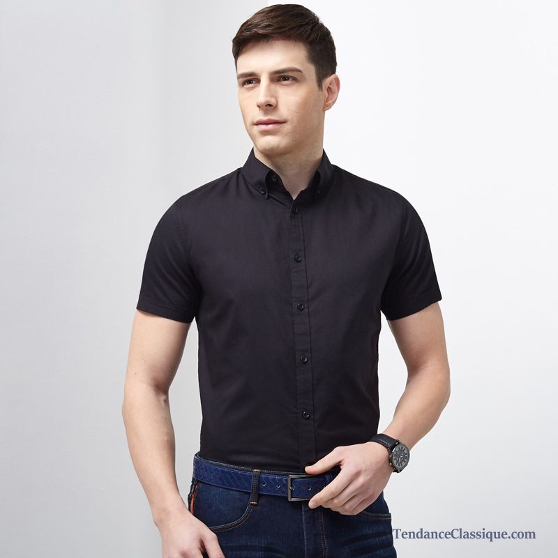 Chemise En Jean Noir Bordeaux, Chemise Grise Homme Pas Cher