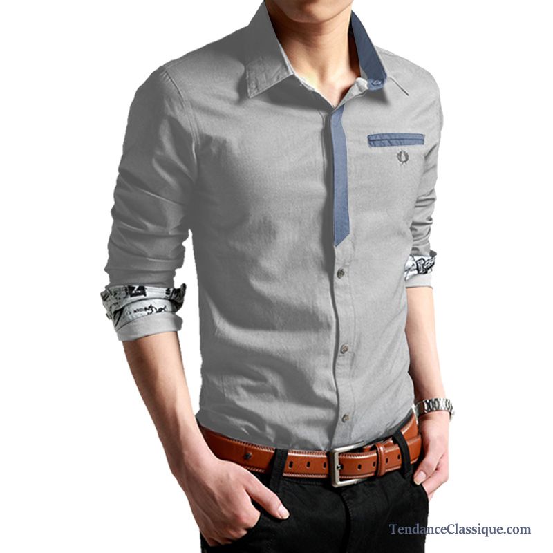 Chemise Grise Homme Marron, Chemise Blanche Pas Cher Homme