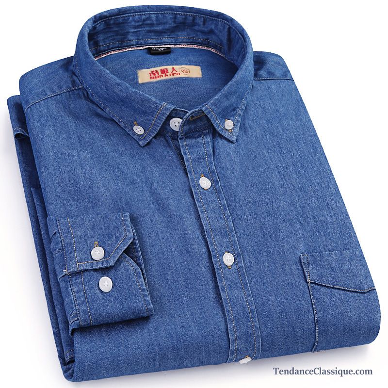 Chemise Homme Classe, Homme Chemise En Jean