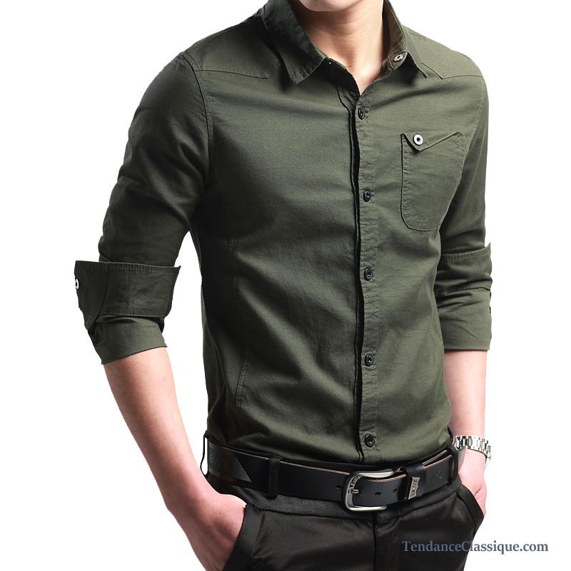 Chemise Homme En Solde Ambre, Chemise Homme Manche Courte En Vente