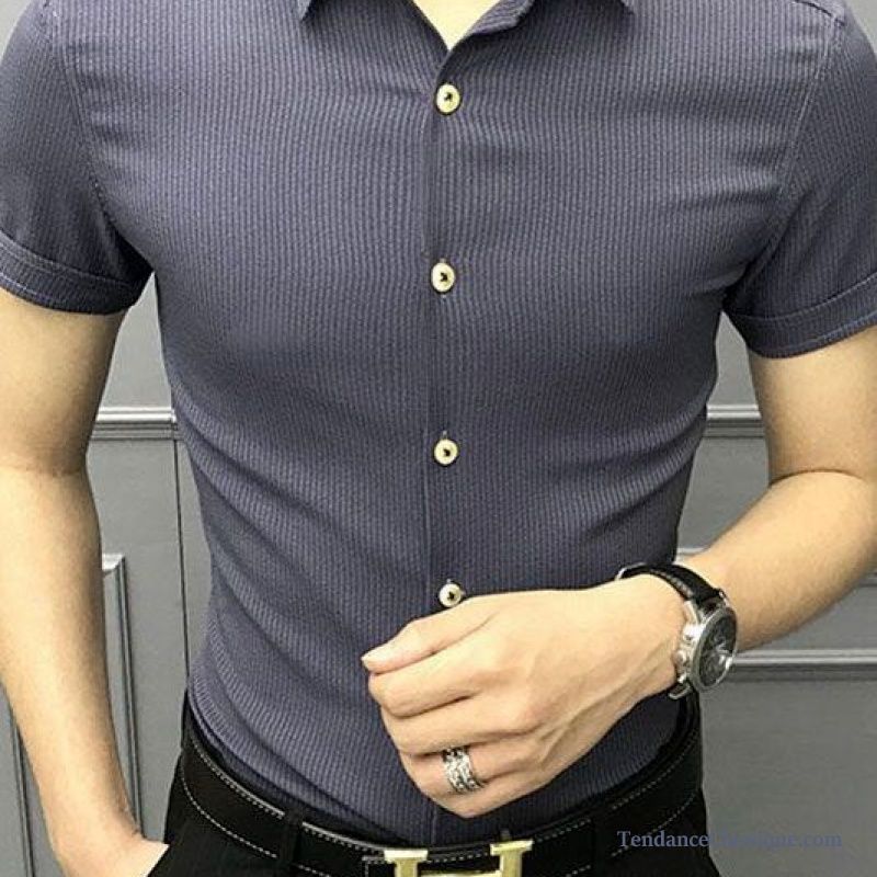 Chemise Manche Courte Homme Grande Taille, Chemise Marque Homme En Ligne