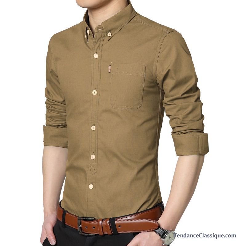 Chemise Slim Homme, Chemise Sur Mesure Pas Cher