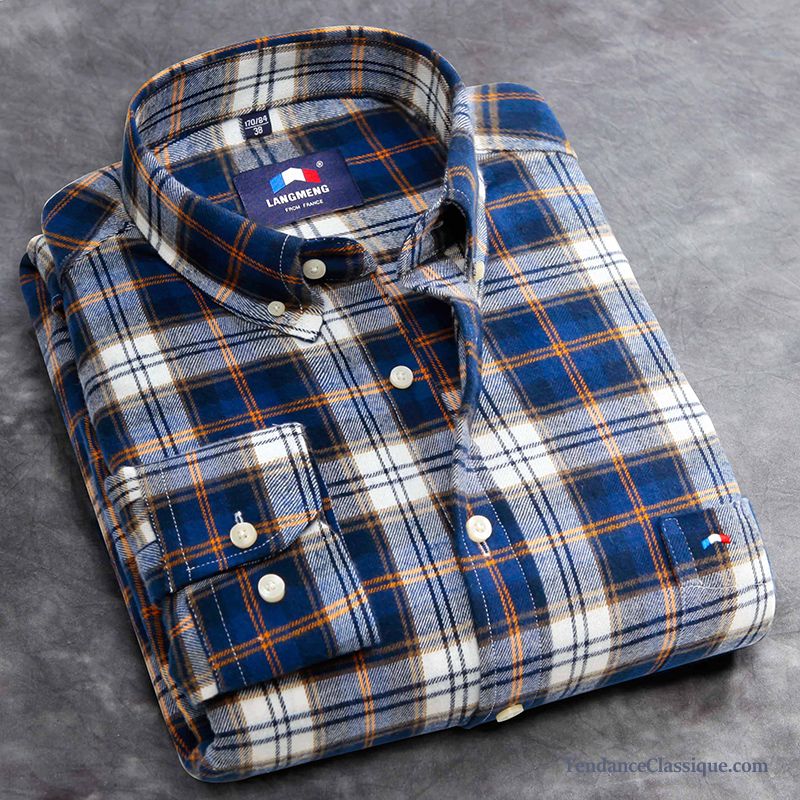 Chemises Manches Longues, Chemise Homme De Marque En Solde En Vente