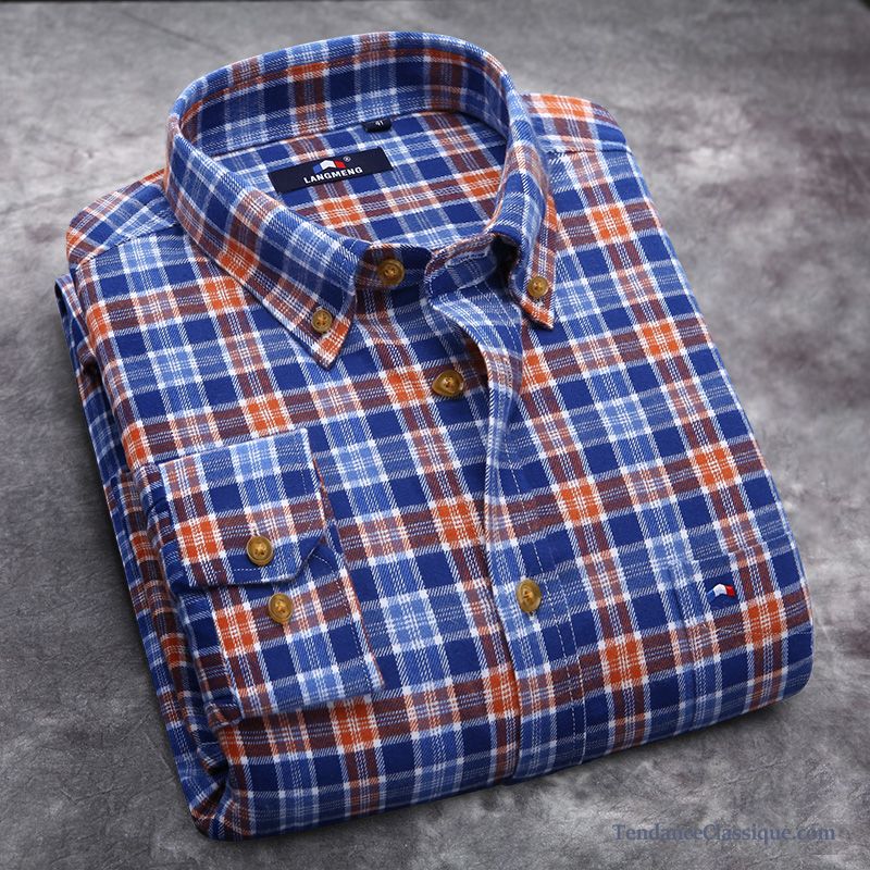 Chemises Manches Longues, Chemise Homme De Marque En Solde En Vente