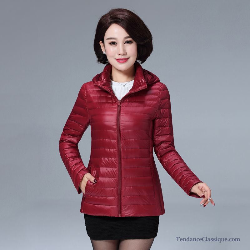 Doudoune Femme Courte Avec Capuche Rubine, Manteau Doudoune Longue Femme Soldes