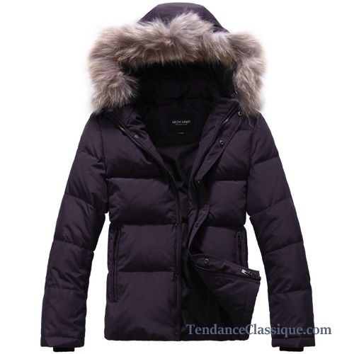 Doudoune Sans Manche Homme Pas Cher, Doudoune Homme Col Fourrure Soldes