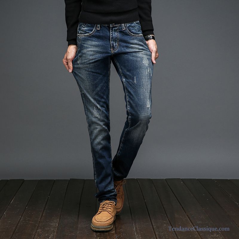 Ensemble Jeans Pour Homme, Pantalon Slim Pour Homme Soldes