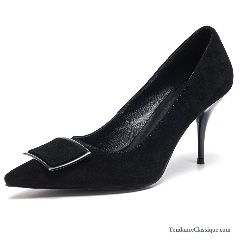 Escarpin A Talon Noir, Achat De Escarpins En Ligne Pas Cher