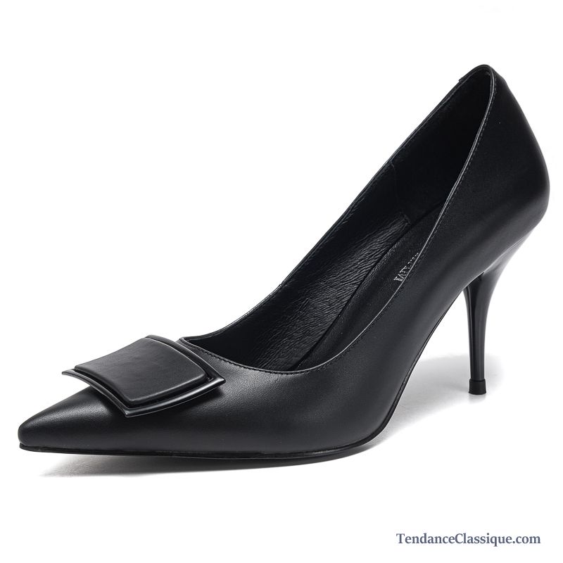 Escarpin A Talon Noir, Achat De Escarpins En Ligne Pas Cher