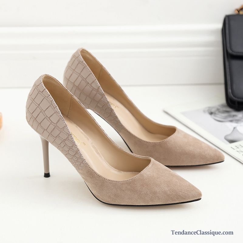 Escarpins Femme Beige, Mode Escarpins Femme Pas Cher