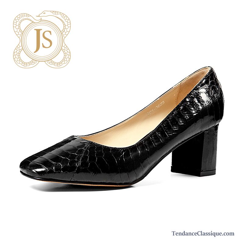 Escarpins Femme Cuir Palegoldenrod, Boutique De Escarpins