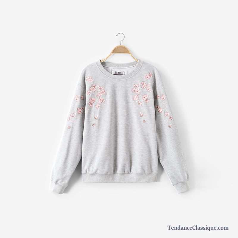 Gros Sweat À Capuche Laine Femme Palegoldenrod, Sweat À Capuche Col V Femme