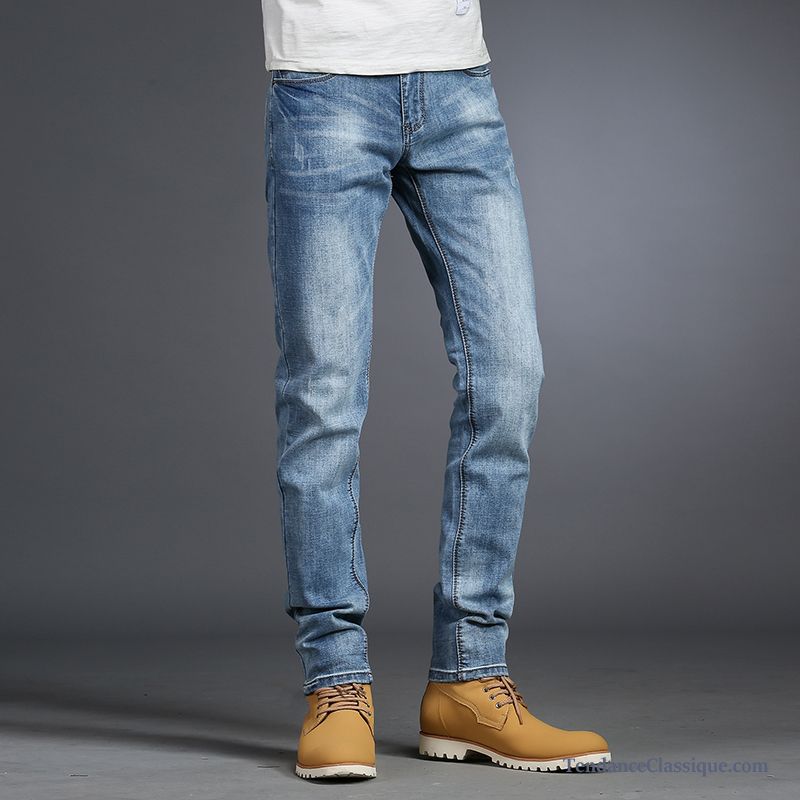 Jean Blanc Homme Pas Cher Noir, Acheter Jean Homme