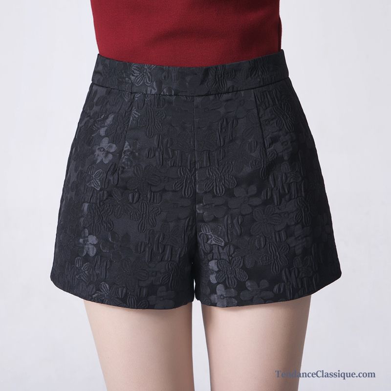 Jean Evasé Femme Pas Cher Bordeaux, Shorts Femme Taille Basse Pas Cher