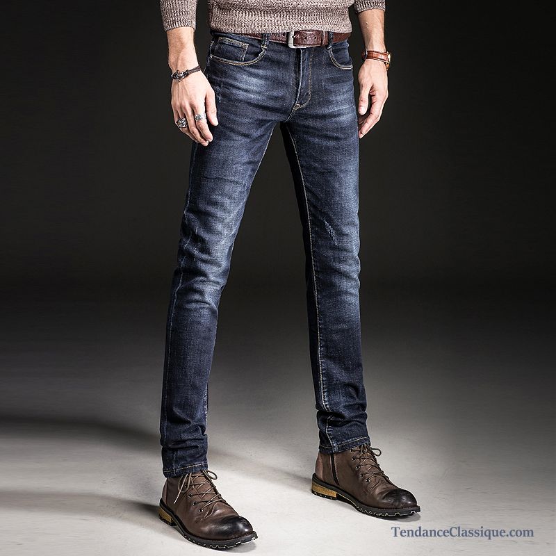 Jean Grande Taille Pas Cher, Jean Gris Foncé Homme