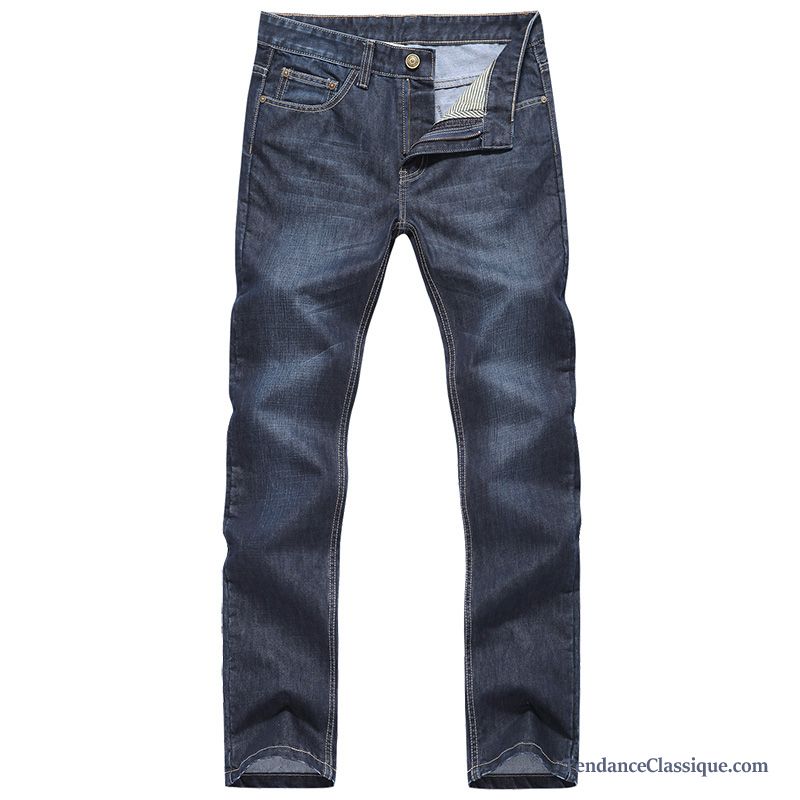 Jean Homme Bleu Clair Lawngreen, Jeans Homme Fashion Pas Cher