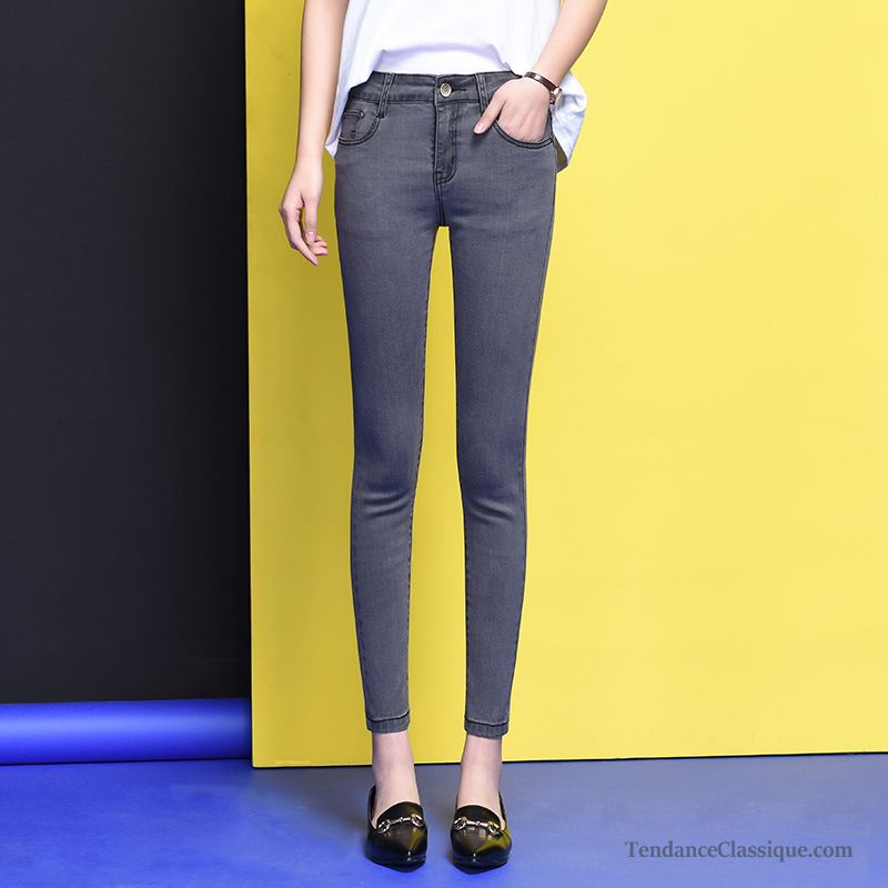 Jean Noir Enduit Femme Palegoldenrod, Ou Trouver Des Jeans Pas Cher