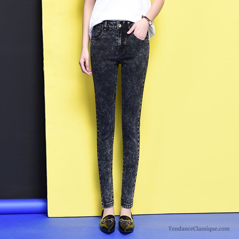 Jean Noir Enduit Femme Palegoldenrod, Ou Trouver Des Jeans Pas Cher