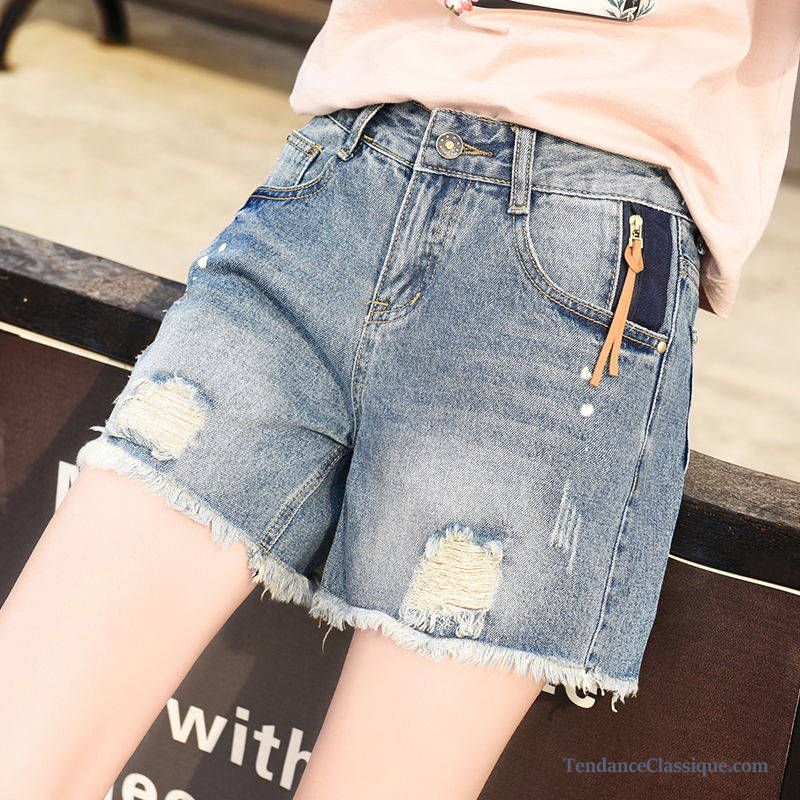 Jean Slim Blanc, Shorts De Marque Pas Cher