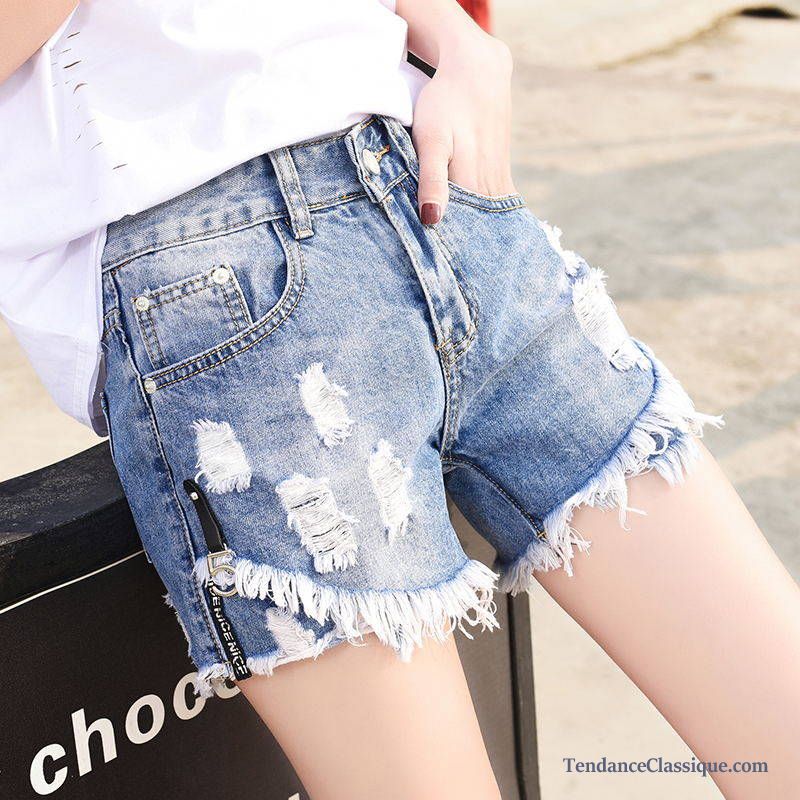 Jean Slim Blanc, Shorts De Marque Pas Cher