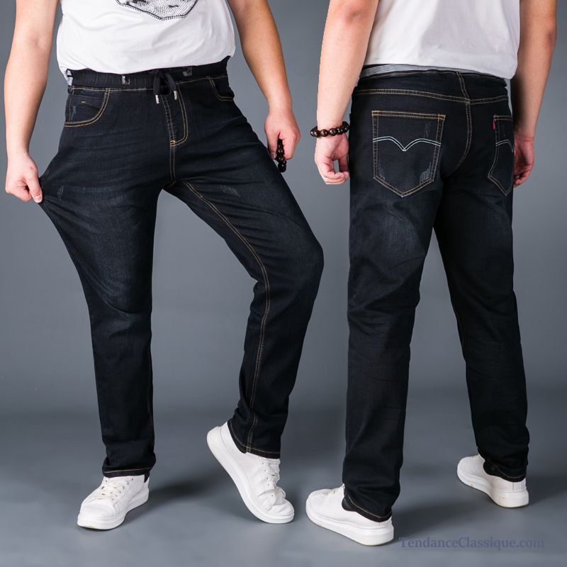 Jean Straight Homme Pierre, Jean Bleu Delavé Homme Soldes