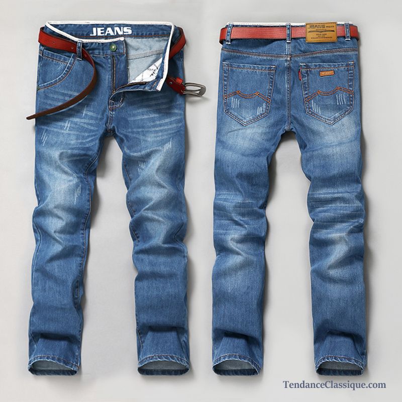 Jeans Slim Homme Fashion, Blouson Jean Homme Pas Cher