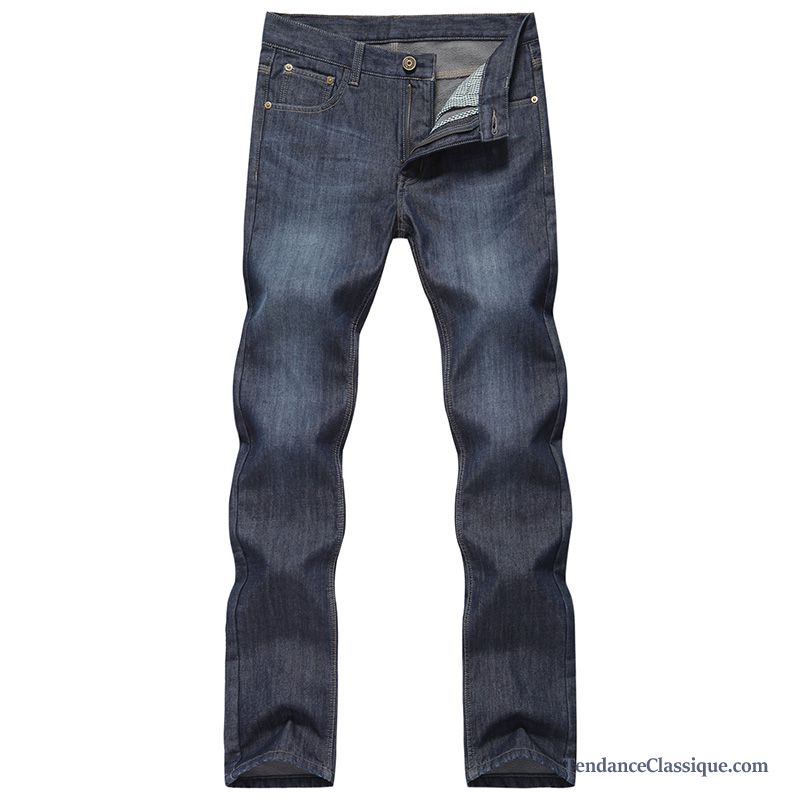 Jeans Taille Basse Homme Pas Cher Cyan, Soldes Jeans Homme