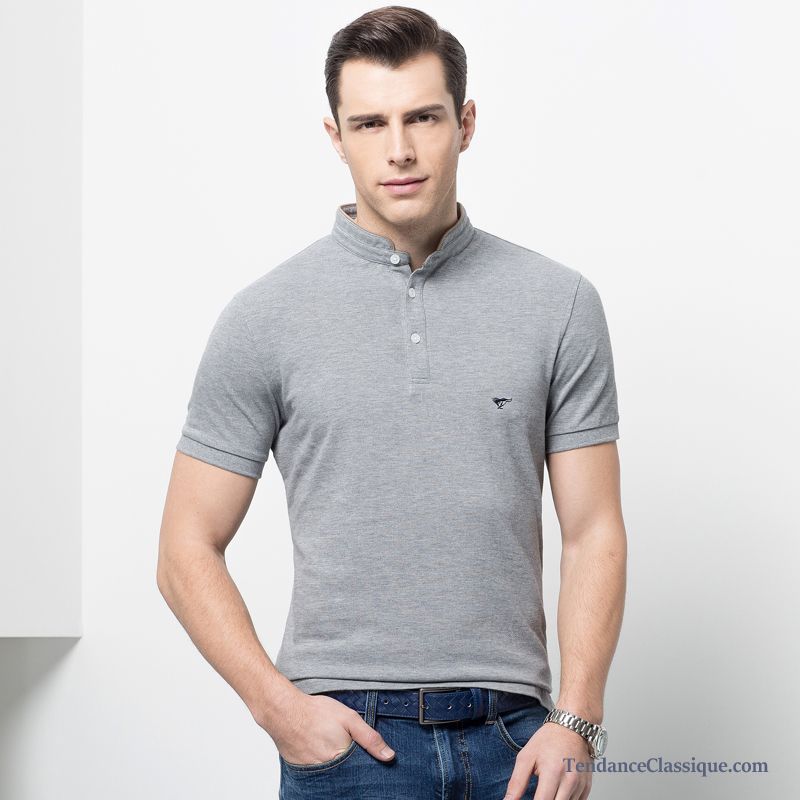 Long T Shirt Homme Marine, T Shirt Homme Manches Longues