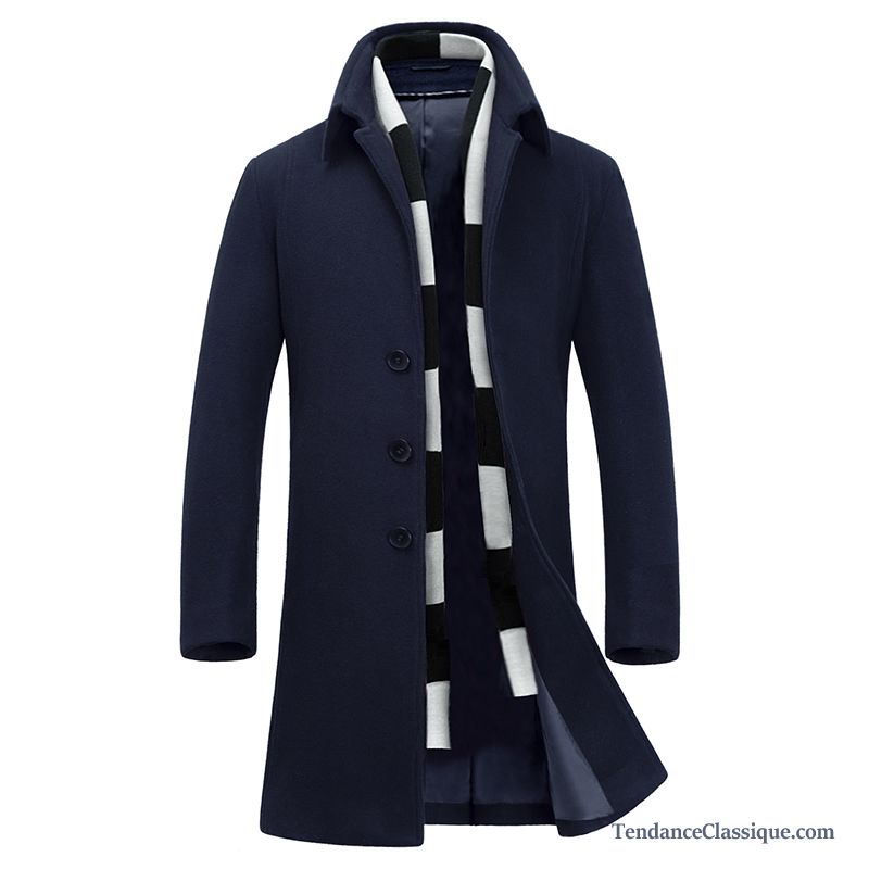 Longue Manteau Homme, Manteau Homme Mode France