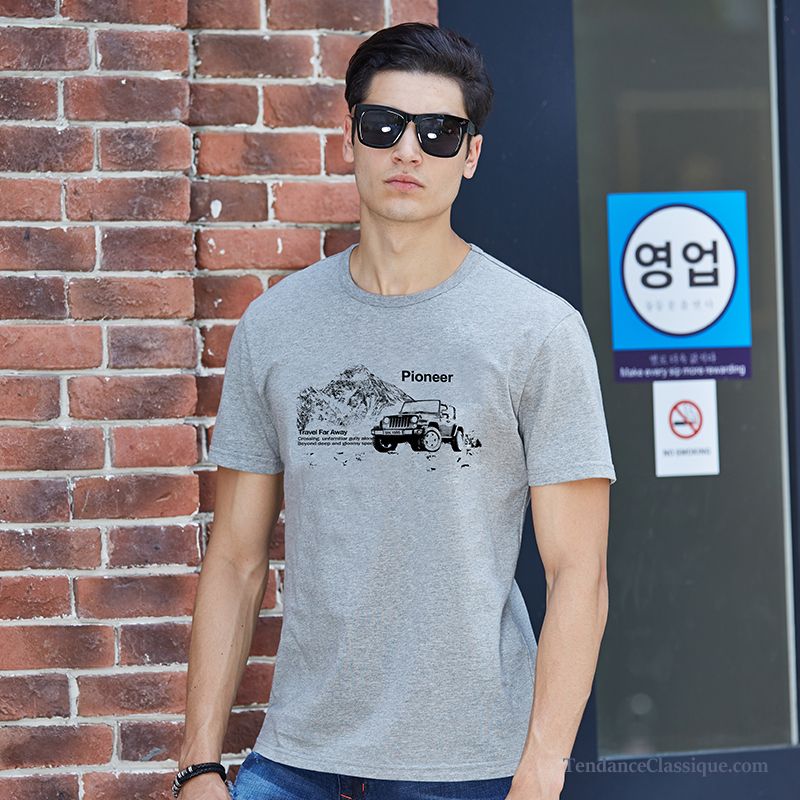 Magasin Tee Shirt Soldes, Tee Shirt Noir Homme