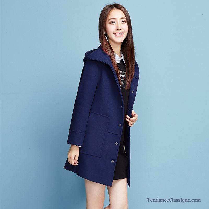 Manteau Cintré Noir Femme, Veste Courte Rouge Femme