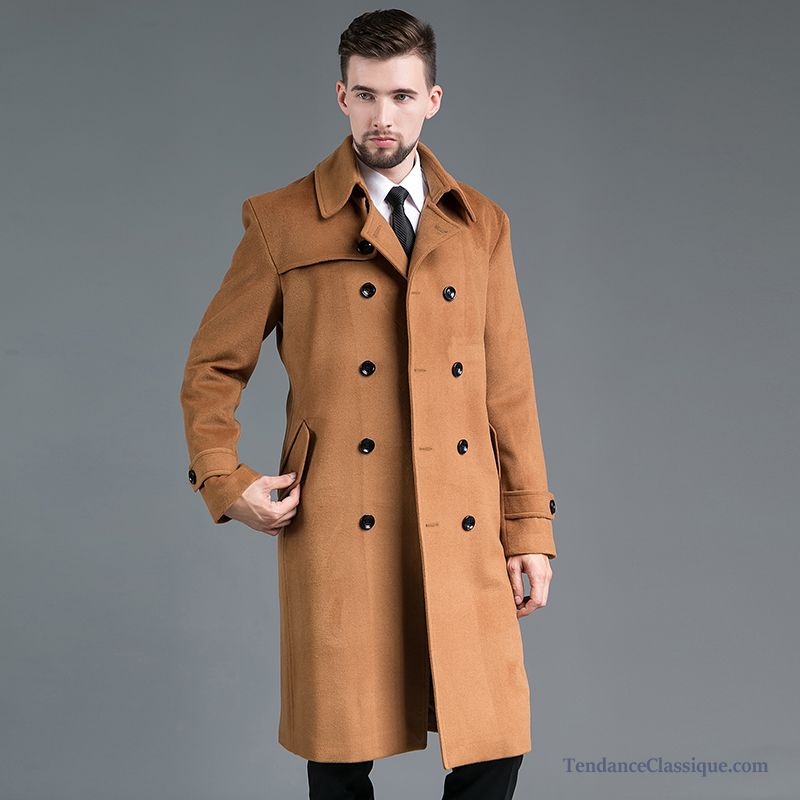 Manteau Duffle Coat Homme, Manteau Trois Quart Homme Pas Cher