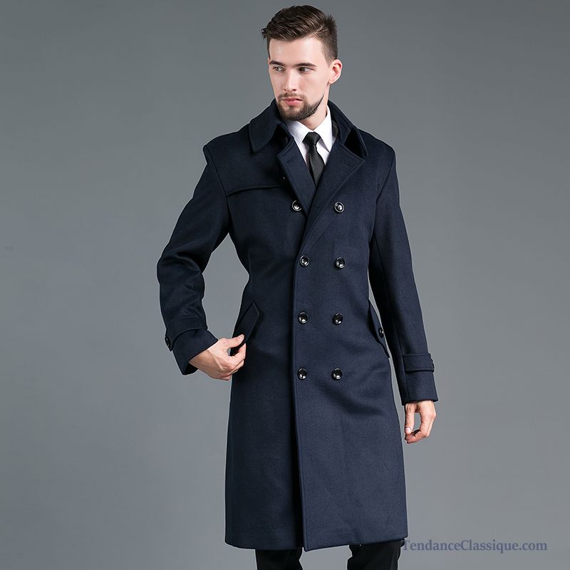 Manteau Duffle Coat Homme, Manteau Trois Quart Homme Pas Cher