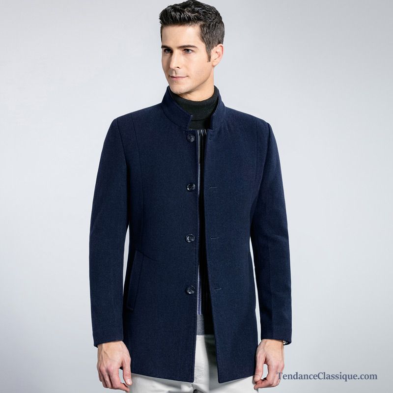 Manteau En Jean Manche Cuir Homme, Les Manteaus Pour Homme Pas Cher