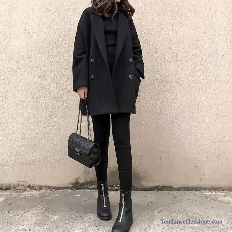 Manteau Long Femme Avec Capuche Pierre, Blouson Cuir Hiver Femme