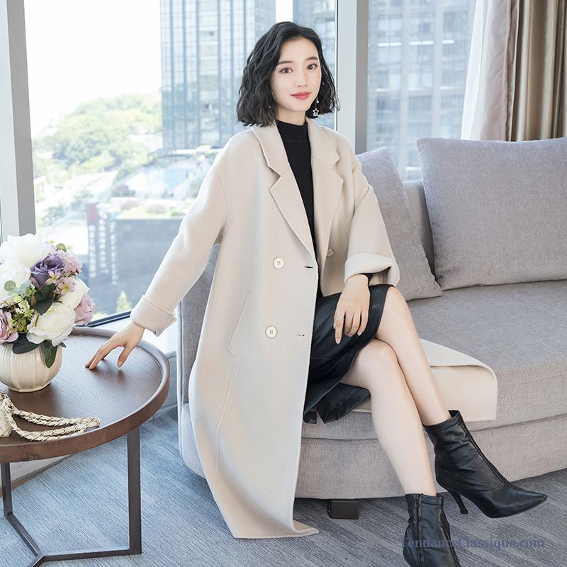 Manteau Long Gris Femme, Manteau Classe Femme Pas Cher