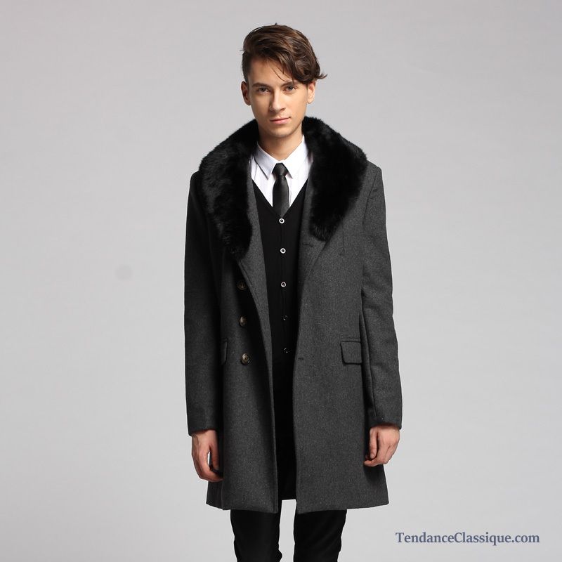 Manteaux Homme En Promo, Manteau Matelassée Homme Cuir