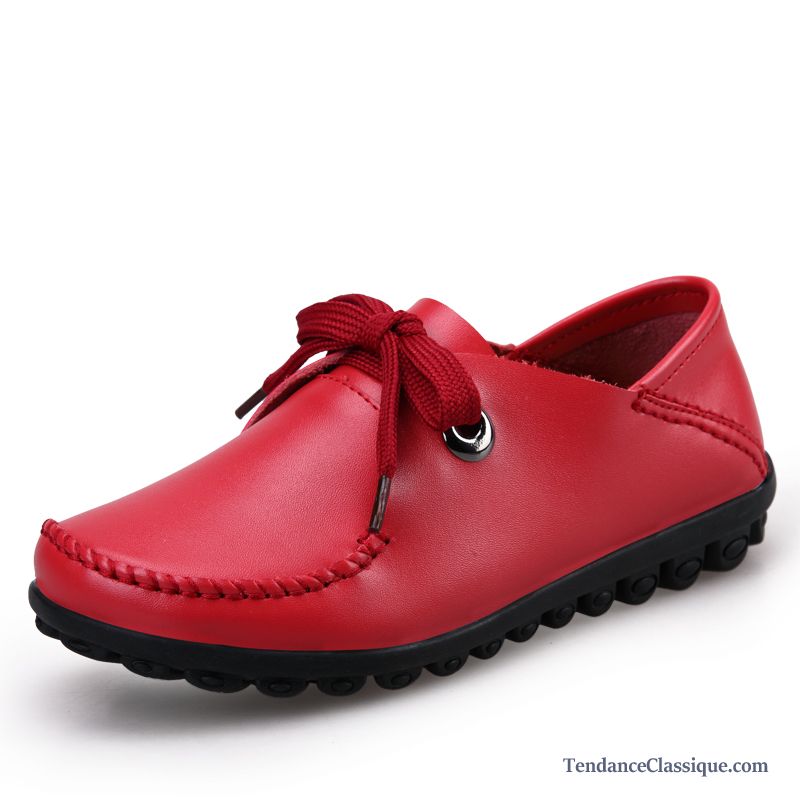 Meilleur Mocassin Femme, Mocassin Femme Rouge