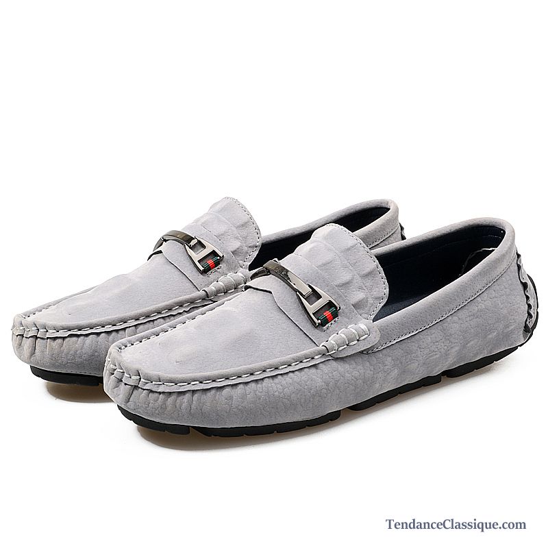Mocassin A Boucle Homme, Mocassin Homme Cuir Soldes