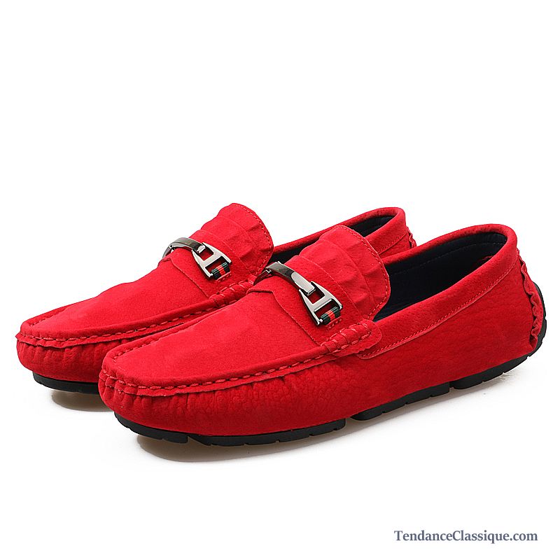 Mocassin A Boucle Homme, Mocassin Homme Cuir Soldes