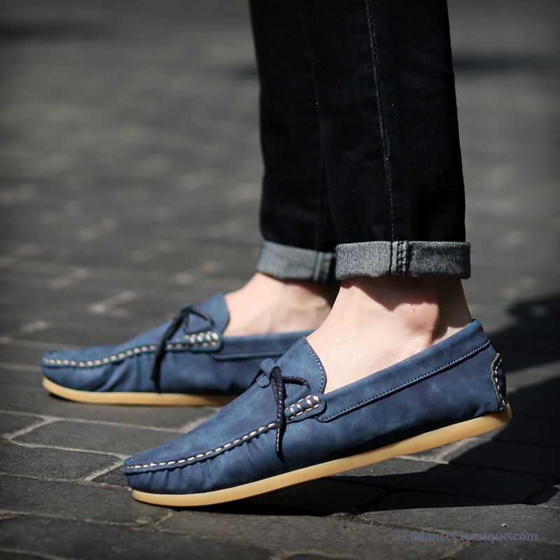 Mocassin A Lacet Homme, Mocassin Homme Daim Pas Cher