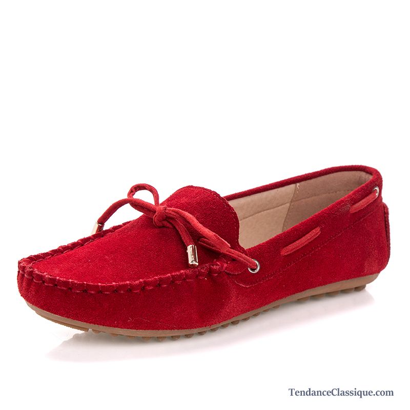 Mocassin A Picot, Mocassins Femme Soldes