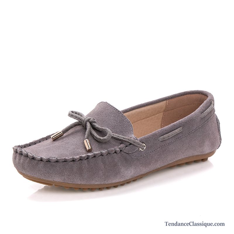 Mocassin A Picot, Mocassins Femme Soldes