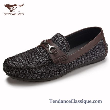 Mocassin Cuir Noir, Chaussure Mode Homme Pas Cher