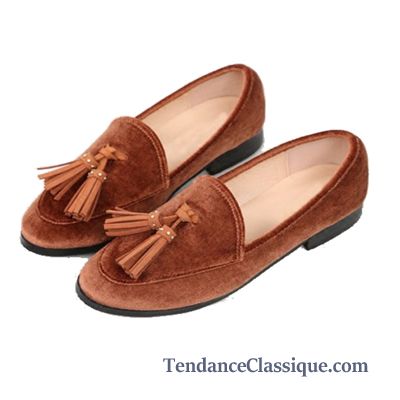 Mocassin En Cuir, Mocassin Femme Nubuck France