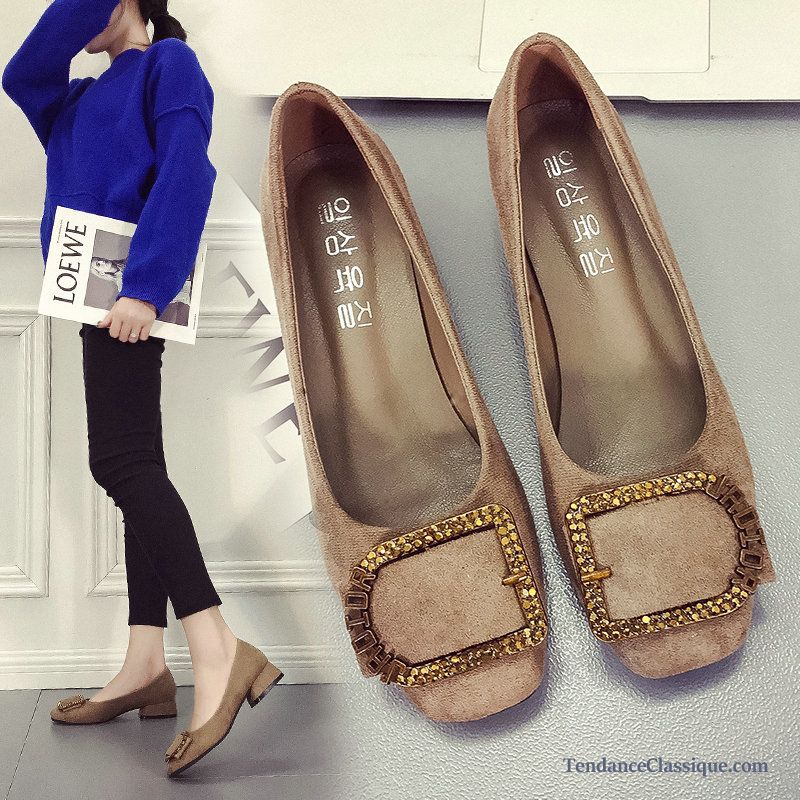 Mocassin Femme Bleu Daim, Mocassin Beige Femme